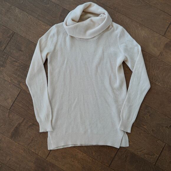 Theory 100% Cashmere Cowl Neck Sweater Size Medium - Picture 4 of 5